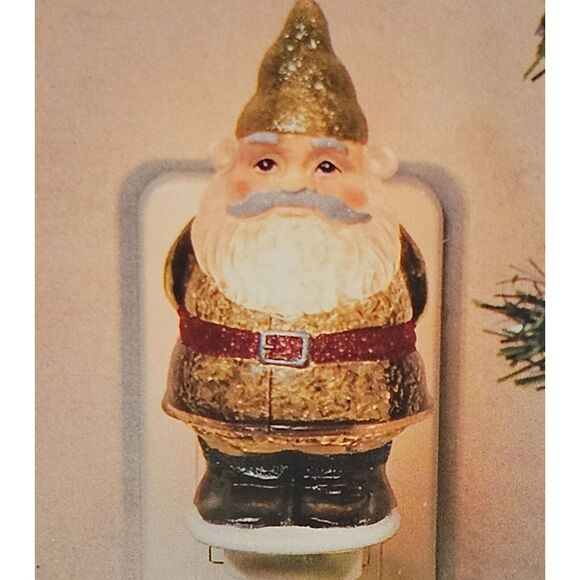 St Nicholas Square Santa Clause Elf Gnome‎ Christmas Holiday Night Light 5" - Picture 4 of 6